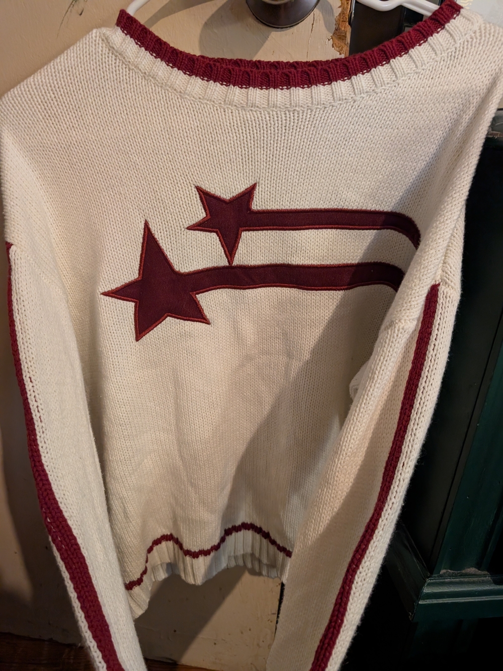 Princess Polly Star Track Retro Inspired Crewneck Sweater Jumper XS